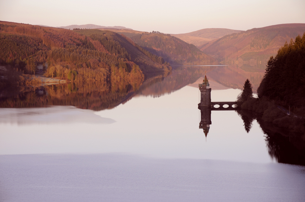 Lake Vyrnwy sunset